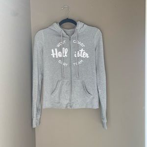 Hollister zip up hoodie